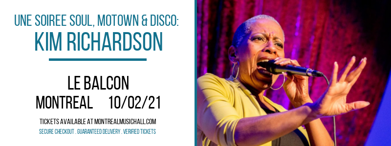 Une Soiree Soul, Motown & Disco: Kim Richardson at Le Balcon