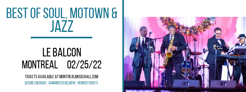Best of Soul, Motown & Jazz at Le Balcon
