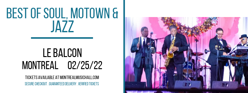 Best of Soul, Motown & Jazz at Le Balcon tickets Best of Soul, Motown & Jazz at Le Balcon