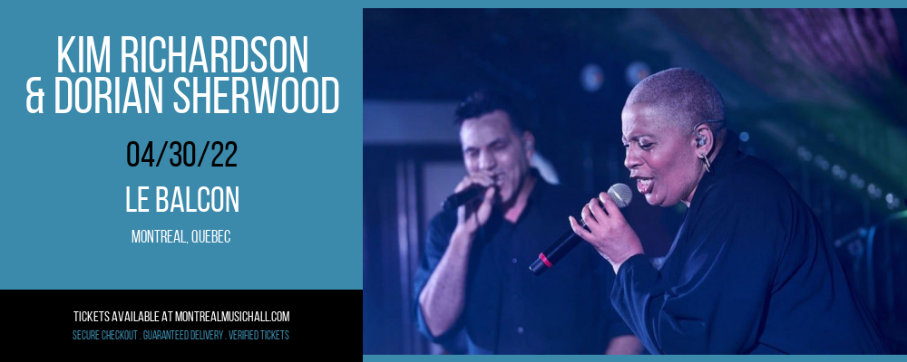 Kim Richardson & Dorian Sherwood at Le Balcon tickets Kim Richardson & Dorian Sherwood at Le Balcon