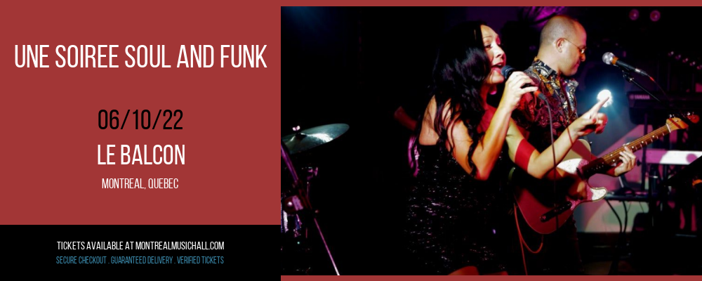 Une Soiree Soul and Funk at Le Balcon