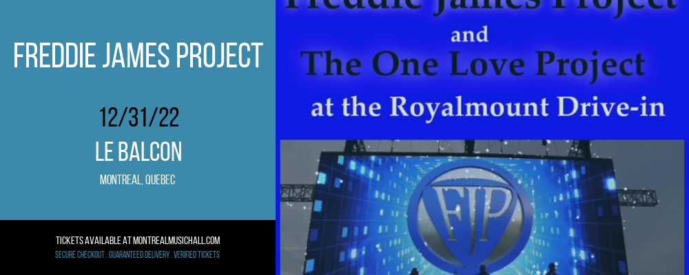 Freddie James Project at Le Balcon tickets Freddie James Project at Le Balcon