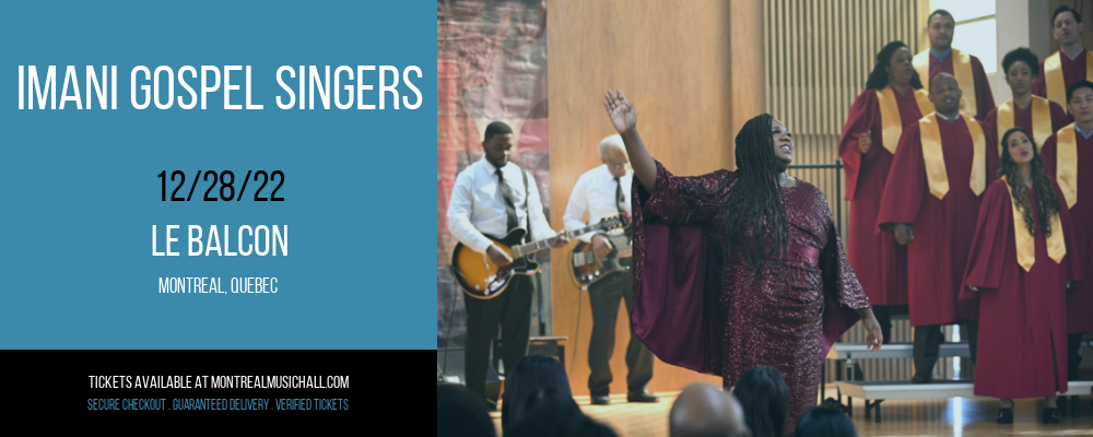 Imani Gospel Singers at Le Balcon