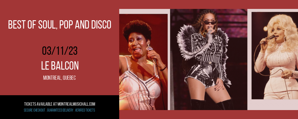 Best of Soul, Pop and Disco at Le Balcon