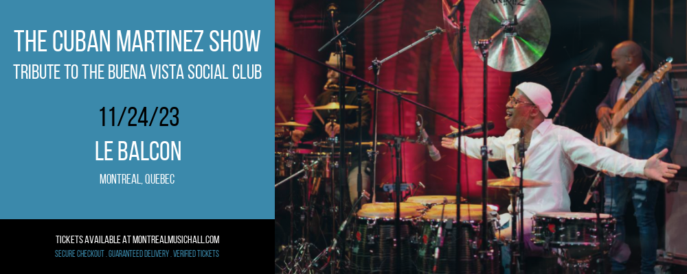 The Cuban Martinez Show at Le Balcon