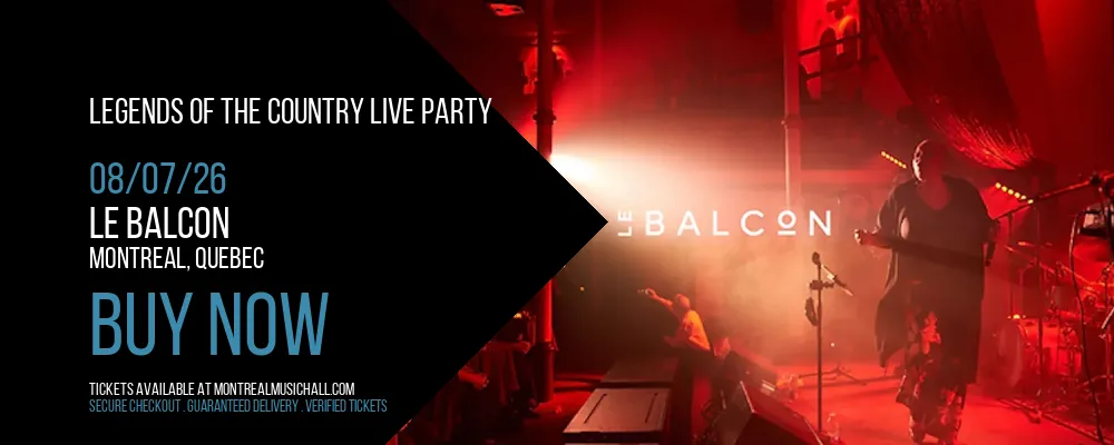 Legends of The Country Live Party at Le Balcon